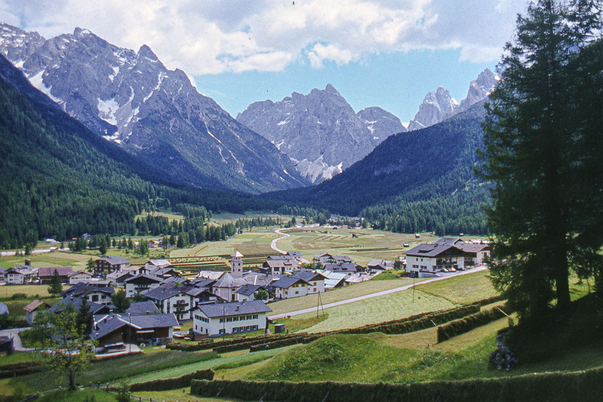 Aussicht mit Dolomitenblick