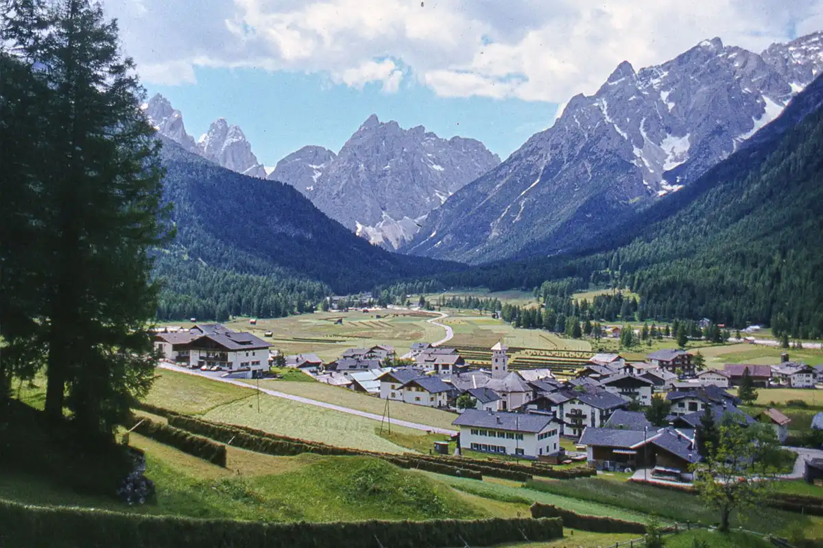 Aussicht mit Dolomitenblick